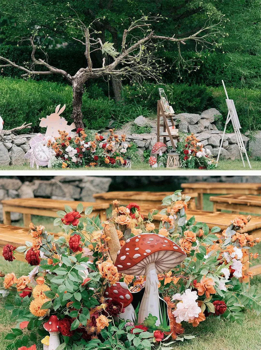 Alice in Wonderland Wedding Decor Ideas