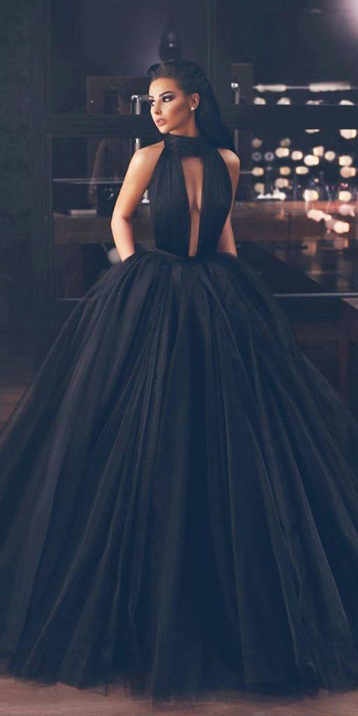 20 + Elegant Black Wedding Dresses