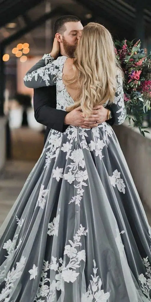 20 + Elegant Black Wedding Dresses