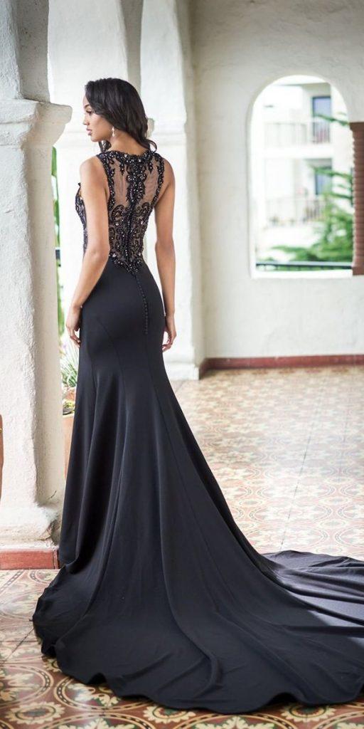 20 + Elegant Black Wedding Dresses