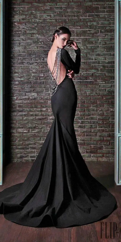 20 + Elegant Black Wedding Dresses