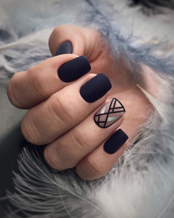 GEOMETRIC NAIL ART IDEAS; nails alchemy; claws; geometric nails; nails designs; Halloween nails; nails art; geometric aesthetic; nails polish;