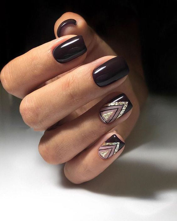 GEOMETRIC NAIL ART IDEAS; nails alchemy; claws; geometric nails; nails designs; Halloween nails; nails art; geometric aesthetic; nails polish;