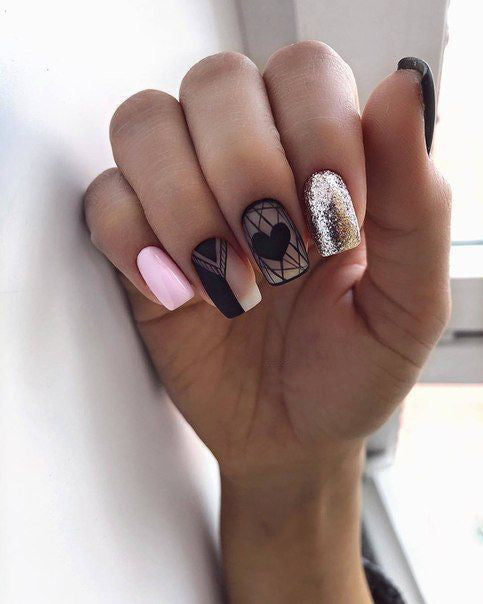 GEOMETRIC NAIL ART IDEAS; nails alchemy; claws; geometric nails; nails designs; Halloween nails; nails art; geometric aesthetic; nails polish;