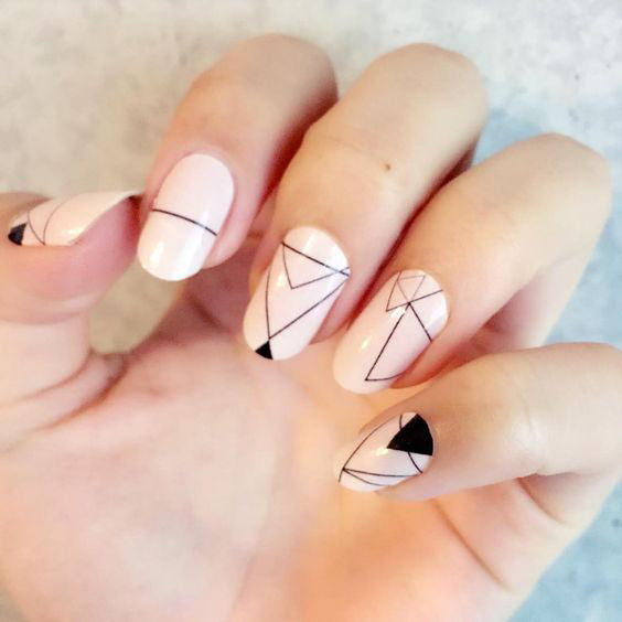 GEOMETRIC NAIL ART IDEAS