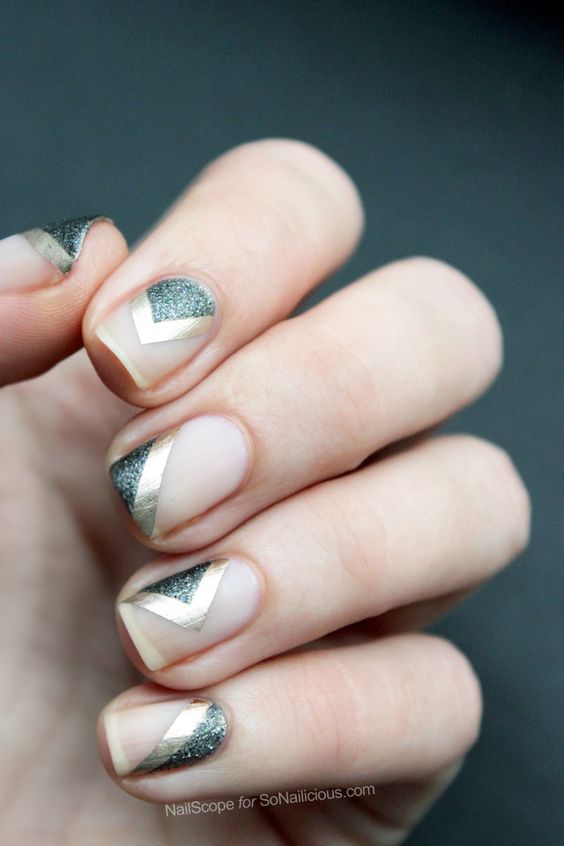 GEOMETRIC NAIL ART IDEAS