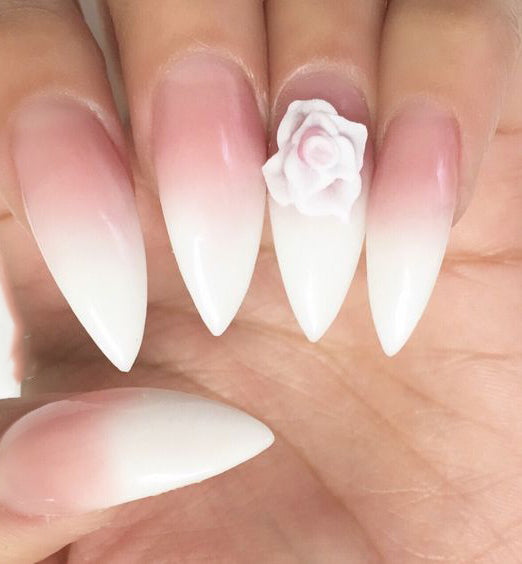 21+ Stylish Nude Stiletto Nails To Be In Trends 2019; Gorgeous Glitter Stiletto Nails; Nude Stiletto nails; cute Stiletto nails; Stiletto coffin nails; easy Stiletto nails; Stiletto nails designs;