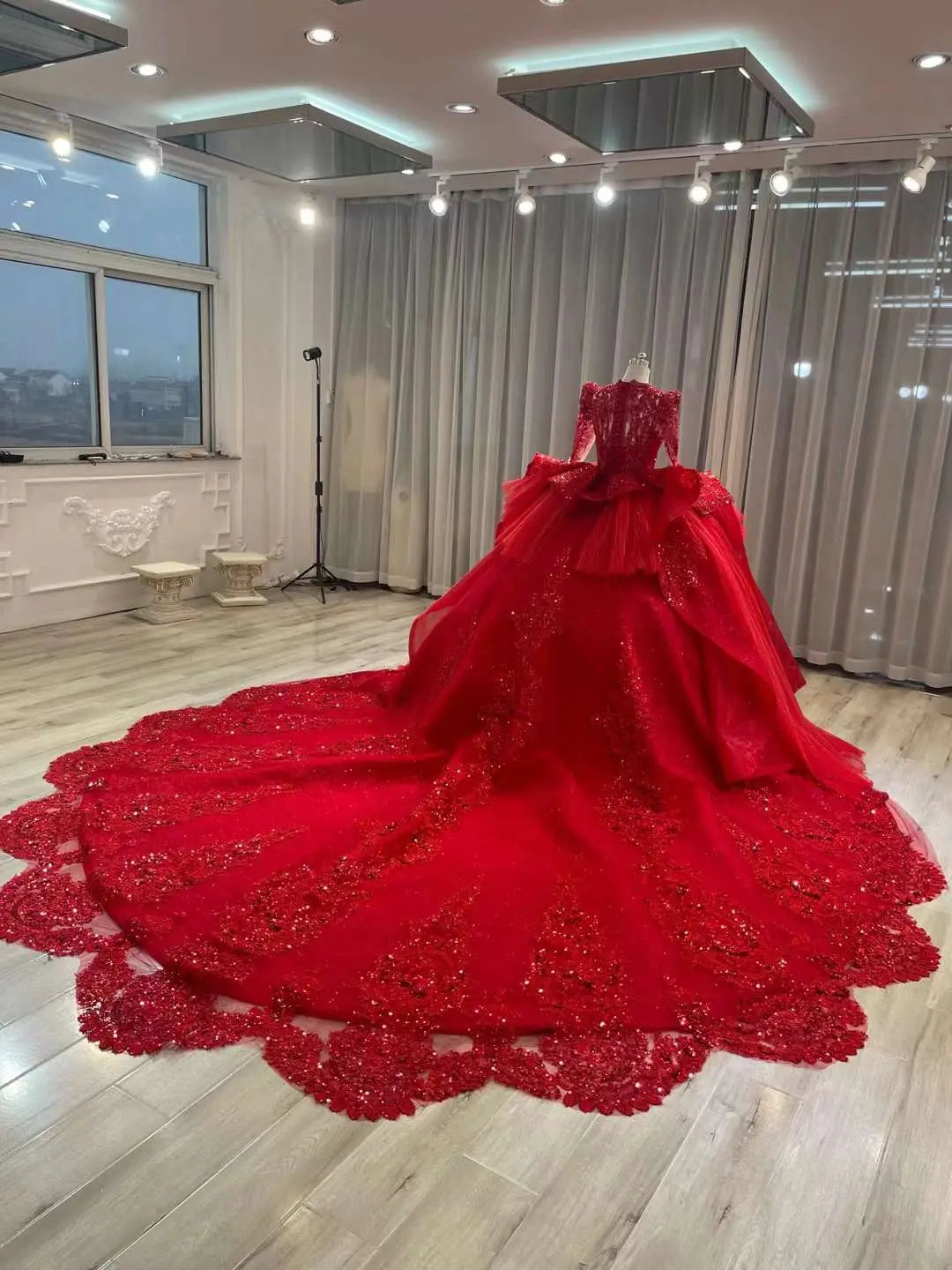 Ostty™ Red Wedding Dresses Custom Made Service