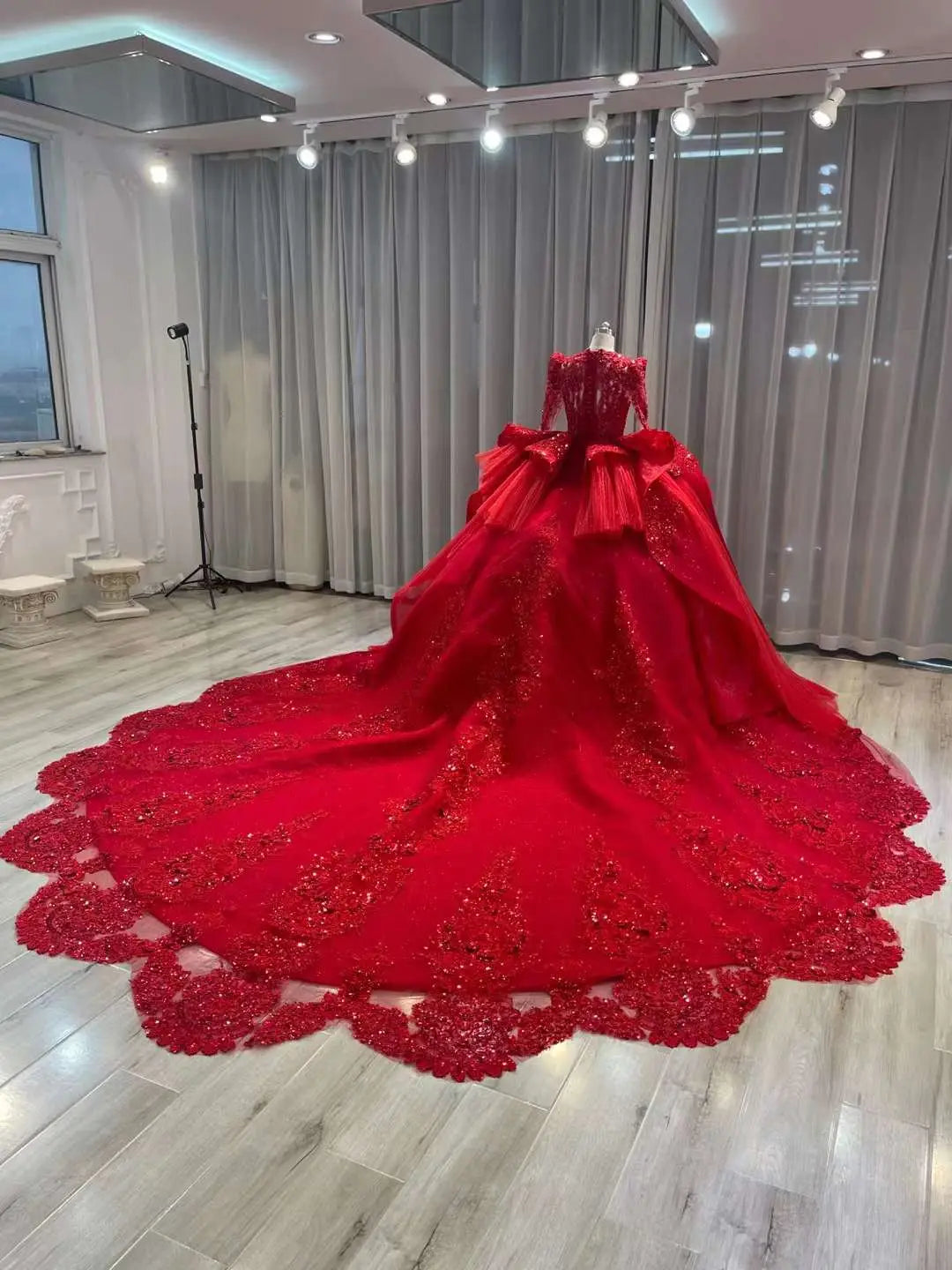 Ostty™ Red Wedding Dresses Custom Made Service