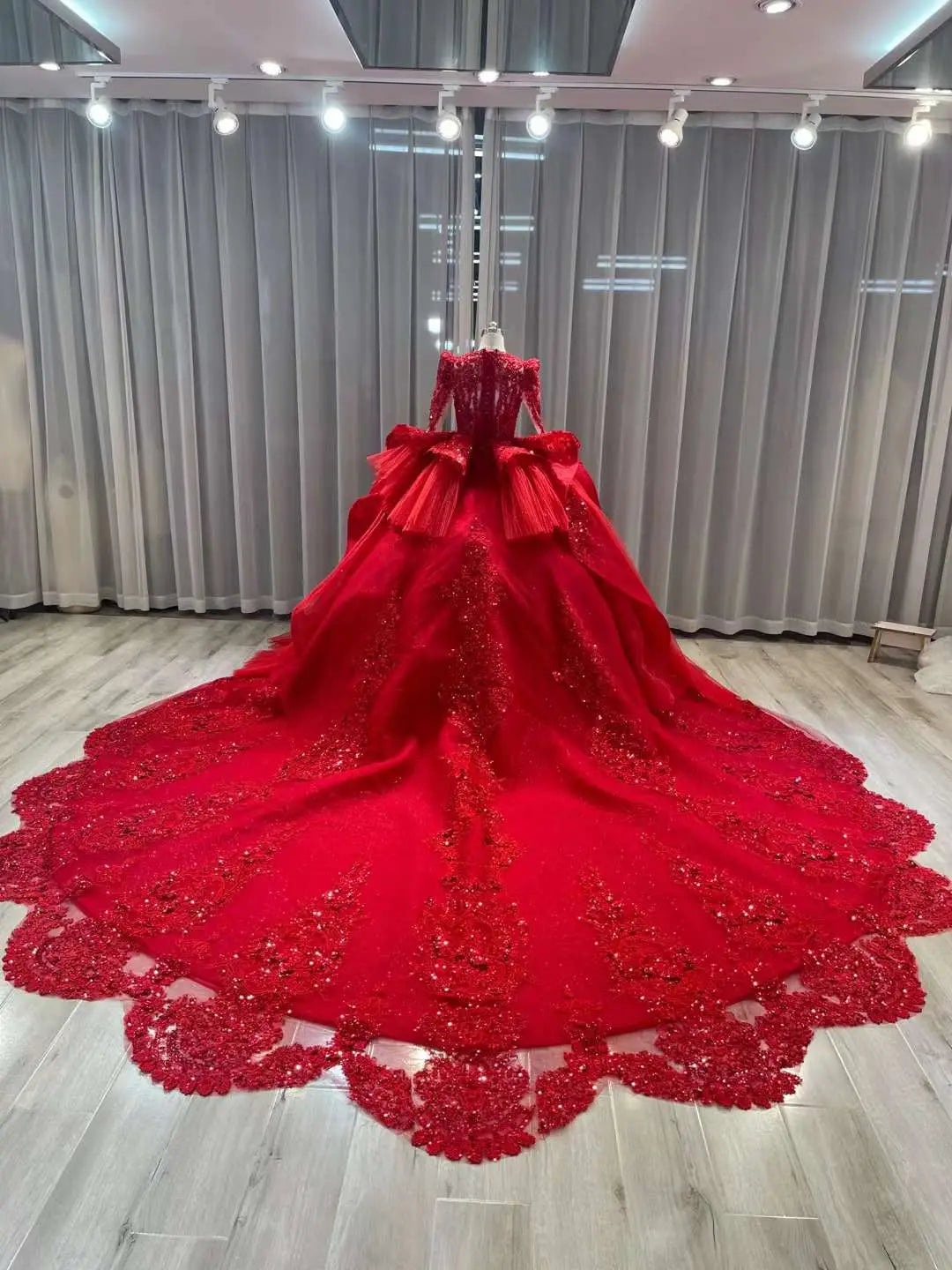 Ostty™ Red Wedding Dresses Custom Made Service