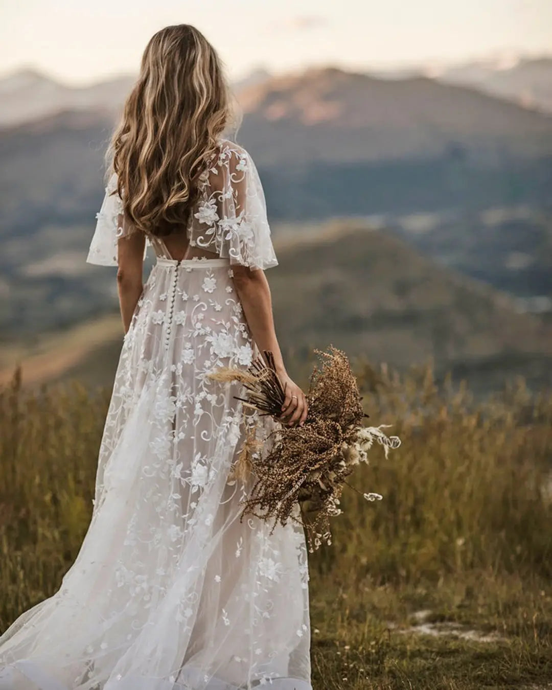 Lace Rustic Wedding Dresses