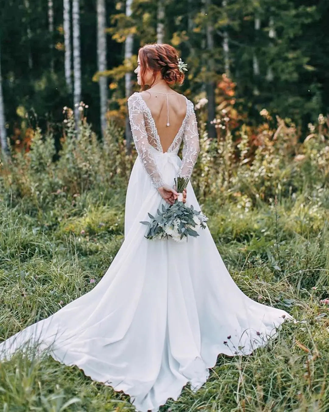 Lace Rustic Wedding Dresses