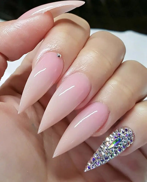 30 cool and trendy stiletto nail art designs; Stiletto Nail Designs; Bling Stiletto Nail; Ombre Stiletto Nail; Simple Stiletto Nail; Acrylic Coffin Stiletto Nail.