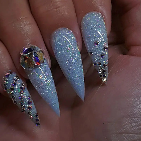 30 cool and trendy stiletto nail art designs; Stiletto Nail Designs; Bling Stiletto Nail; Ombre Stiletto Nail; Simple Stiletto Nail; Acrylic Coffin Stiletto Nail.