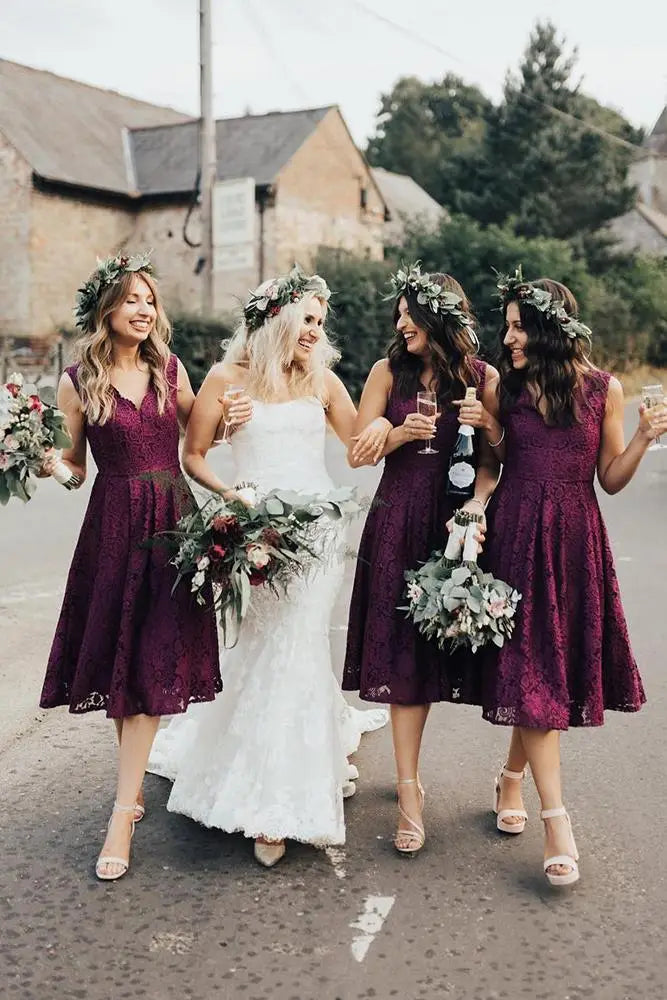 18 + Short Bridesmaids Dresses for Spring Wedding