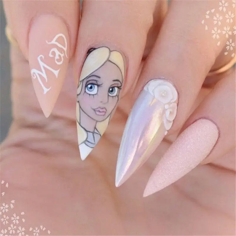 Disney Stiletto Nails; Cute Stiletto Nails; Stiletto Coffin Nails; Easy Stiletto Nails; Stiletto Nails Designs; Nails Acrylic