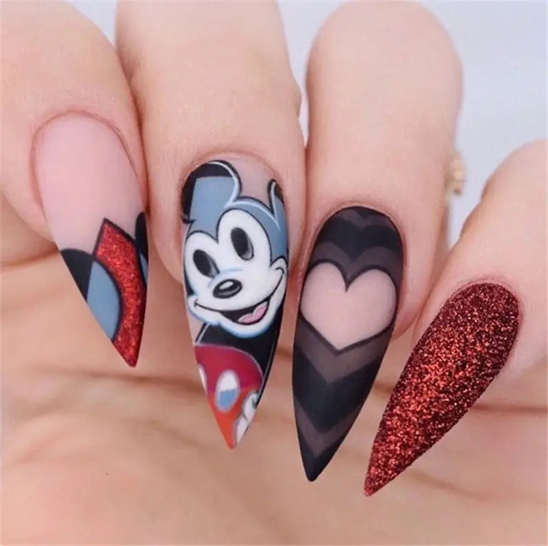 Disney Stiletto Nails; Cute Stiletto Nails; Stiletto Coffin Nails; Easy Stiletto Nails; Stiletto Nails Designs; Nails Acrylic