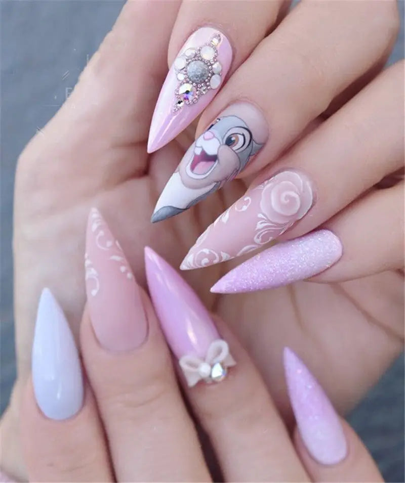 Disney Stiletto Nails; Cute Stiletto Nails; Stiletto Coffin Nails; Easy Stiletto Nails; Stiletto Nails Designs; Nails Acrylic