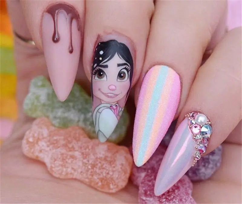 Disney Stiletto Nails; Cute Stiletto Nails; Stiletto Coffin Nails; Easy Stiletto Nails; Stiletto Nails Designs; Nails Acrylic