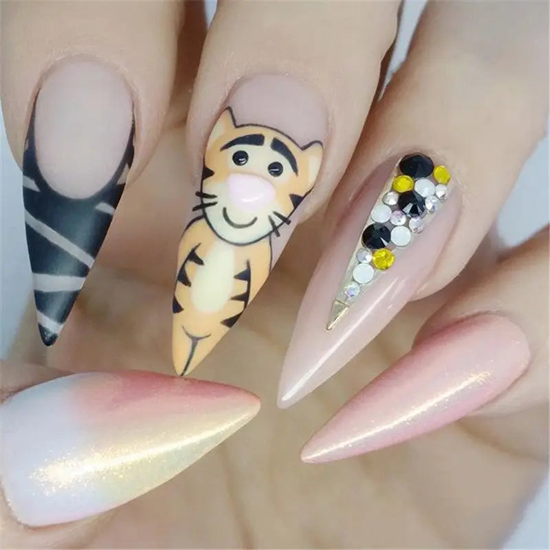 Disney Stiletto Nails; Cute Stiletto Nails; Stiletto Coffin Nails; Easy Stiletto Nails; Stiletto Nails Designs; Nails Acrylic