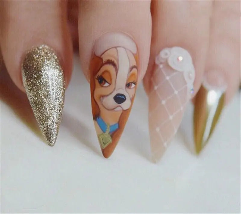 Disney Stiletto Nails; Cute Stiletto Nails; Stiletto Coffin Nails; Easy Stiletto Nails; Stiletto Nails Designs; Nails Acrylic