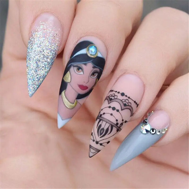 Disney Stiletto Nails; Cute Stiletto Nails; Stiletto Coffin Nails; Easy Stiletto Nails; Stiletto Nails Designs; Nails Acrylic