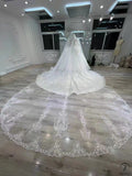 A matching veil for a wedding dress. - $69.99