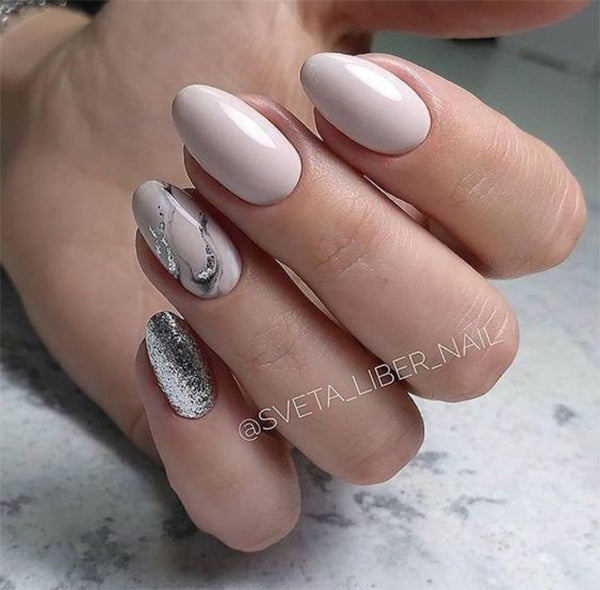 10+ Almond Marble Nails designs；Marble Nails；Almond Nails；Nails Trend；Nails Art；Nails design；Nails Art；Nails acrylic；Nails winter；