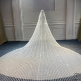 High Quality Wedding Veil With Comb Cathedral Bridal Veil Long Sparkle Veil Luxury Veil Bridal Veils Real Photo - $189.90