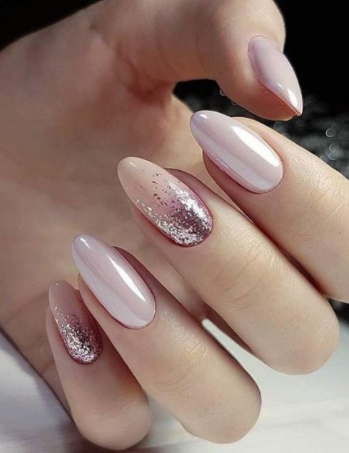 45 + Designs with Nude Nail Polish