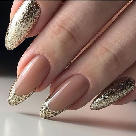 45 + Designs with Nude Nail Polish