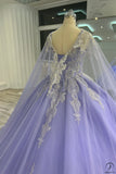 Lilac Cape Quinceanera Dress OS731 - Quinceanera Dress $849.99