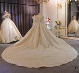 Long Sleeves Beading Wedding Dress OS3903 - $2,460.50