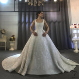 Luxury beading Appliques Wedding Dress With Train OS3924 - OS11644 $1,999.99