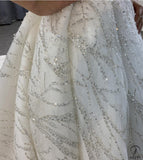 Luxury beading Appliques Wedding Dress With Train OS3924 - OS11644 $1,999.99