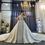 Luxury Embroidered Sleeveless Wedding Dresses OS3961 - Wedding & Bridal Party Dresses $1,699.99