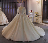 Copy of Copy of Long Sleeves Beading Wedding Dress OS3910 - $2,460.50