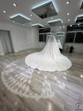 Luxury Embroidered Sleeveless Wedding Dresses OS3972 的副本 - Wedding & Bridal Party Dresses $1,499.99