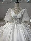 Luxury Embroidered Sleeveless Wedding Dresses OS3972 的副本 - Wedding & Bridal Party Dresses $1,499.99