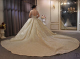 Copy of Copy of Copy of Long Sleeves Beading Wedding Dress OS3921 - $2,460.50