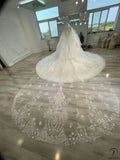 Ostty Luxury White Short Sleeves Wedding Dress OS702 - Quinceanera Dress $1,299