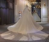 Copy of Copy of Copy of Copy of Copy of Long Sleeves Beading Wedding Dress OS3926 - $2,460.50