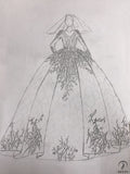 Copy of Copy of Copy of Copy of Copy of Long Sleeves Beading Wedding Dress OS3926 - $2,460.50