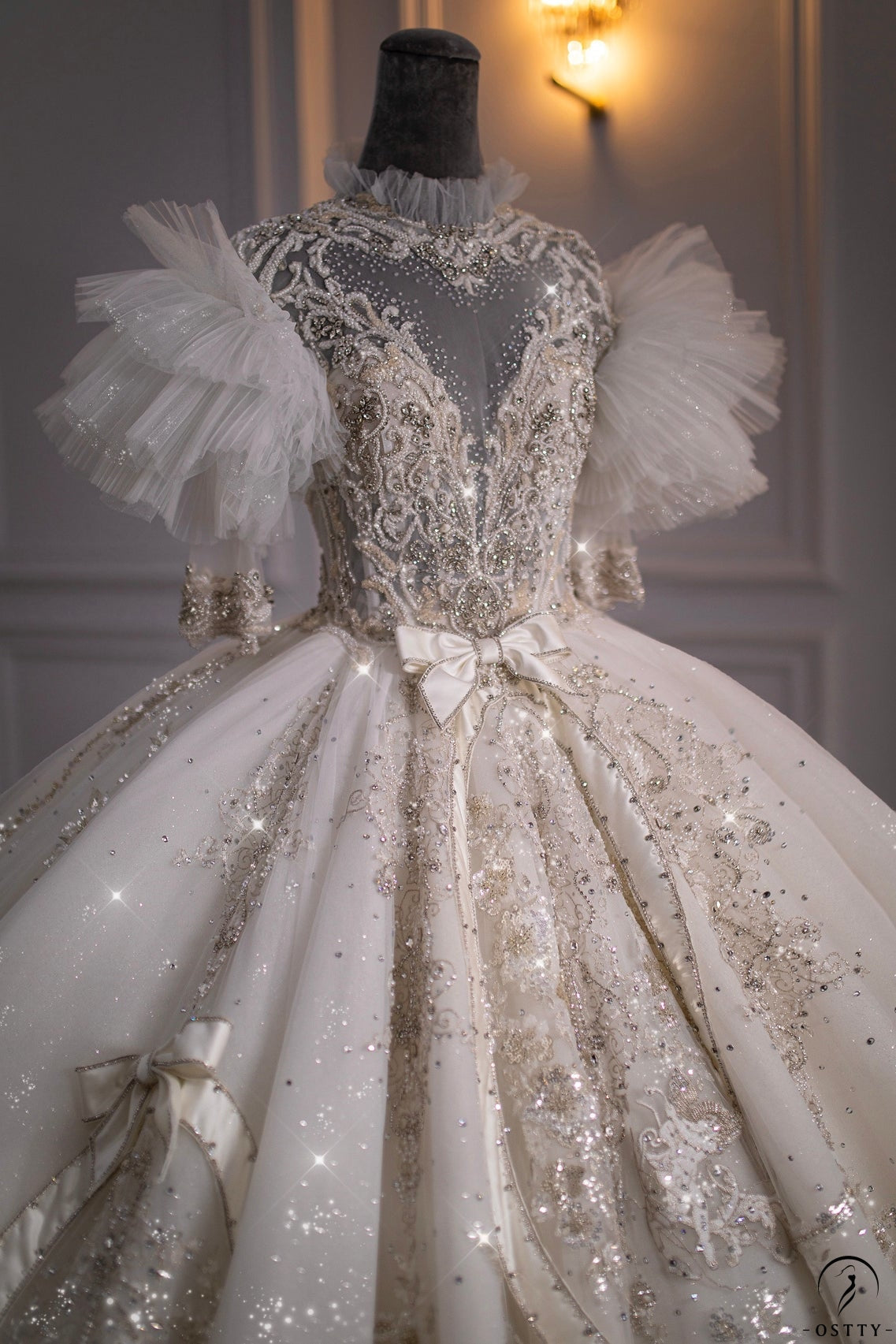 Short Sleeves Wedding Dresses & Bridal Gowns - Princessly